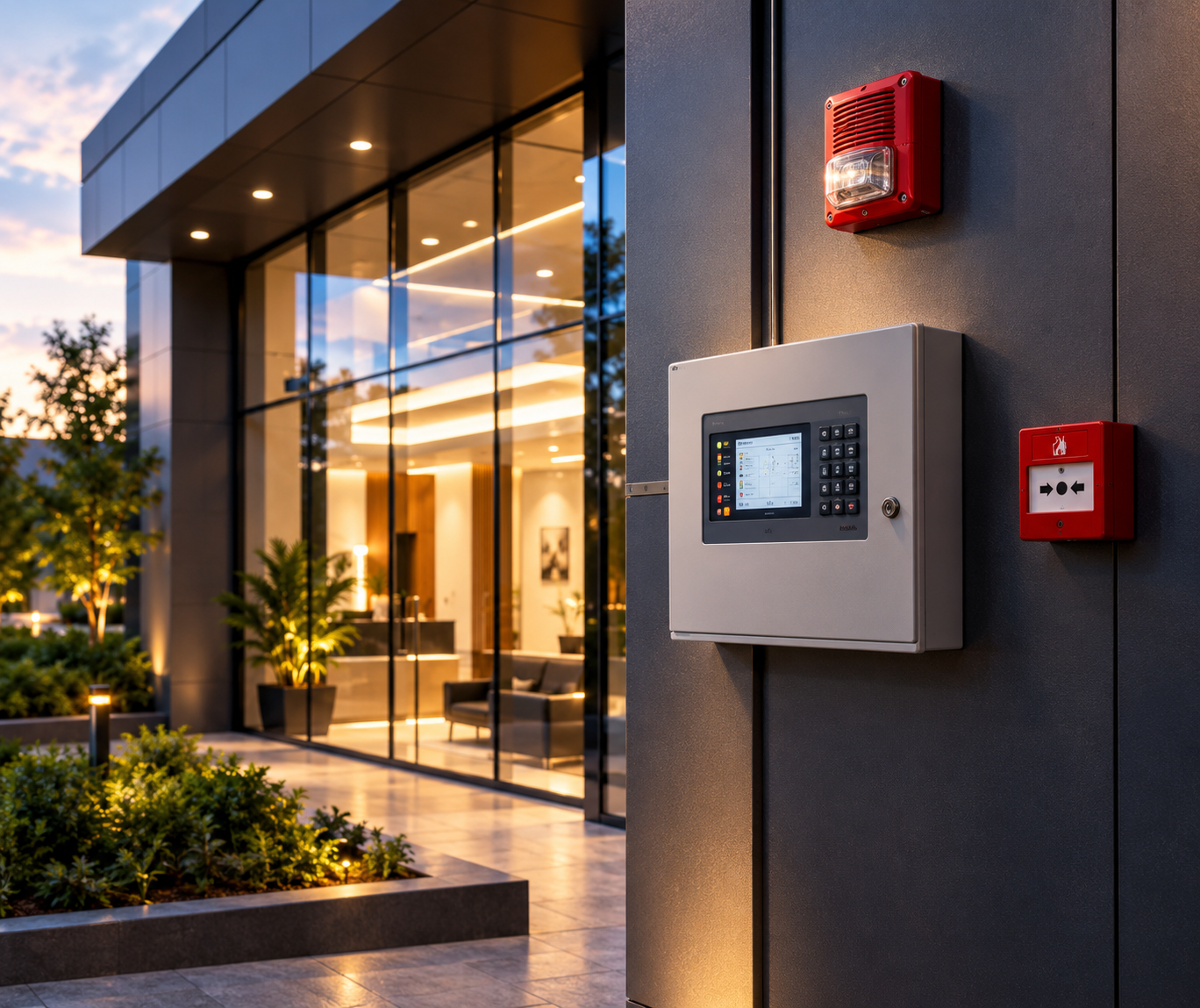 Addressable fire alarm control panel